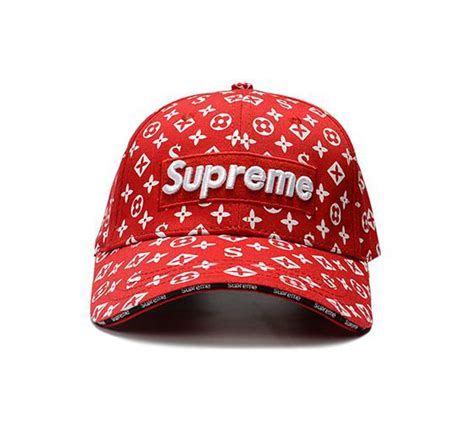 supreme hat with marker.